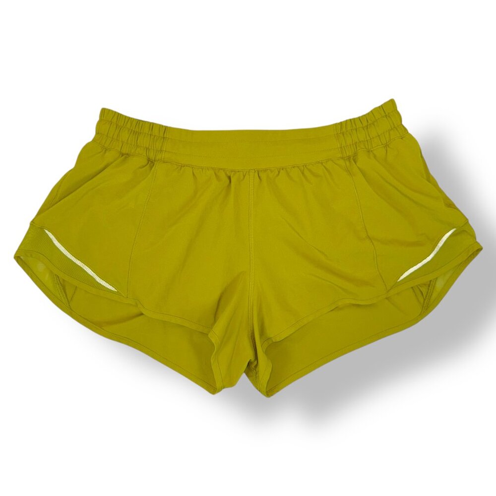 Lululemon | 12 | Hotty Hot Short 2.5" | Golden Lime | Activewear | Athleisure